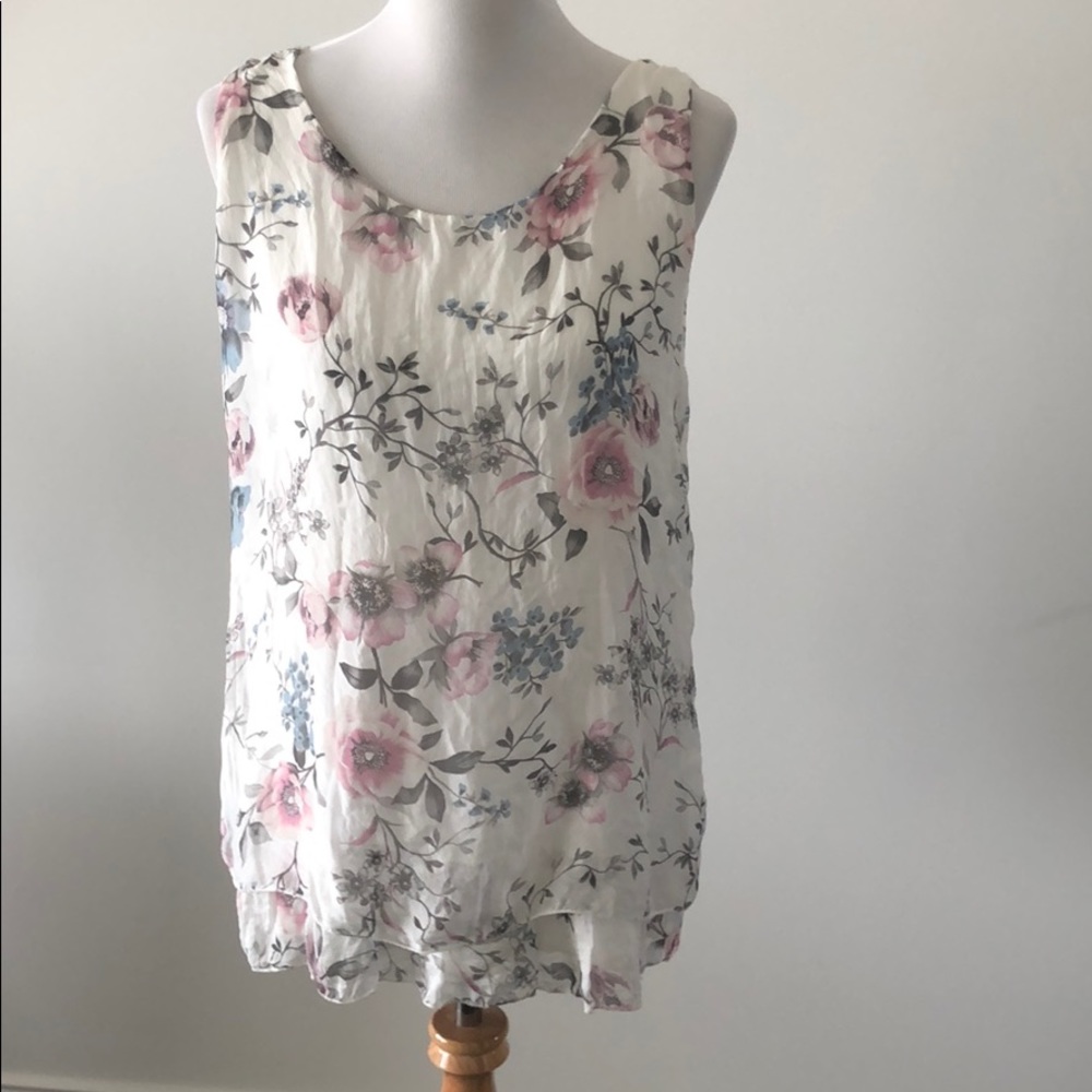 Giusy Silk Top NWT!